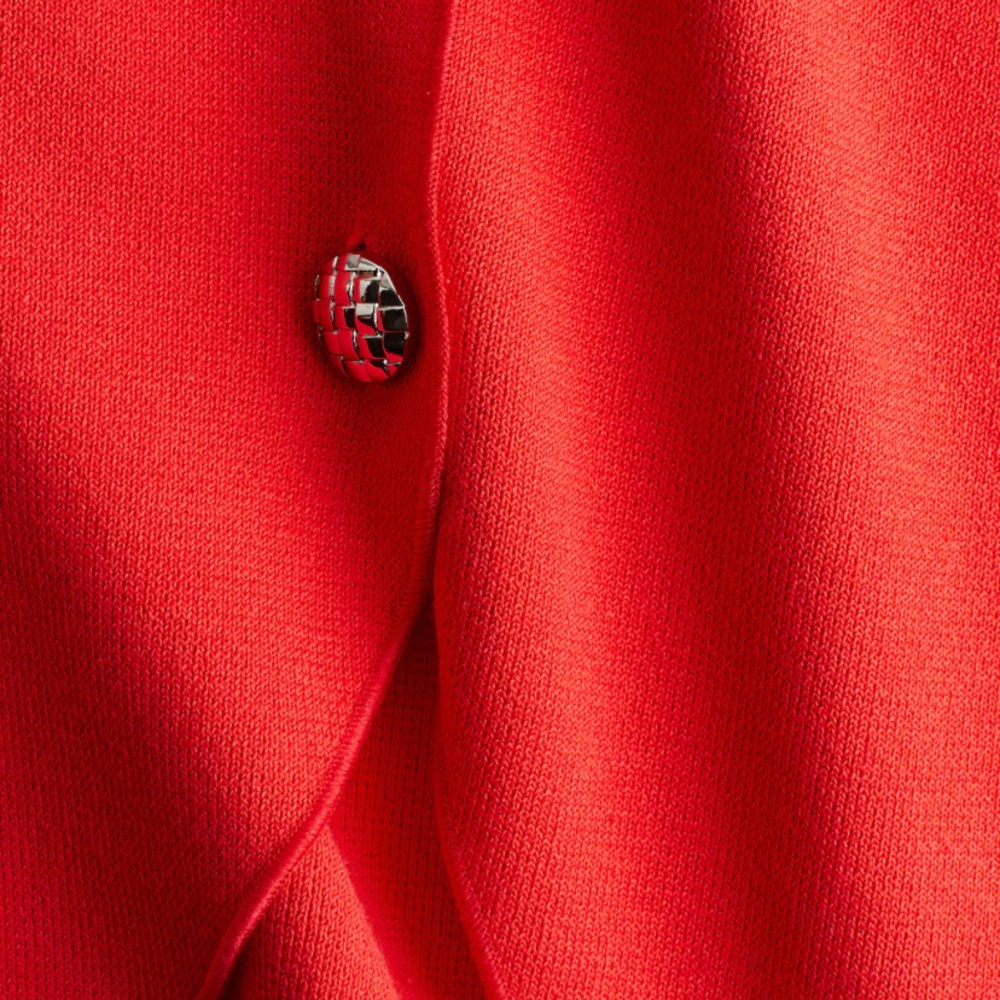 H&M Divided Red Crop Top Cardigan - Picture 6 of 11
